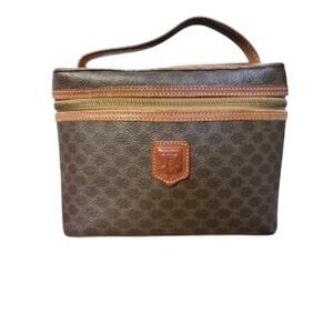 Vintage Celine Macadam  Vanity/Top-Handle Case